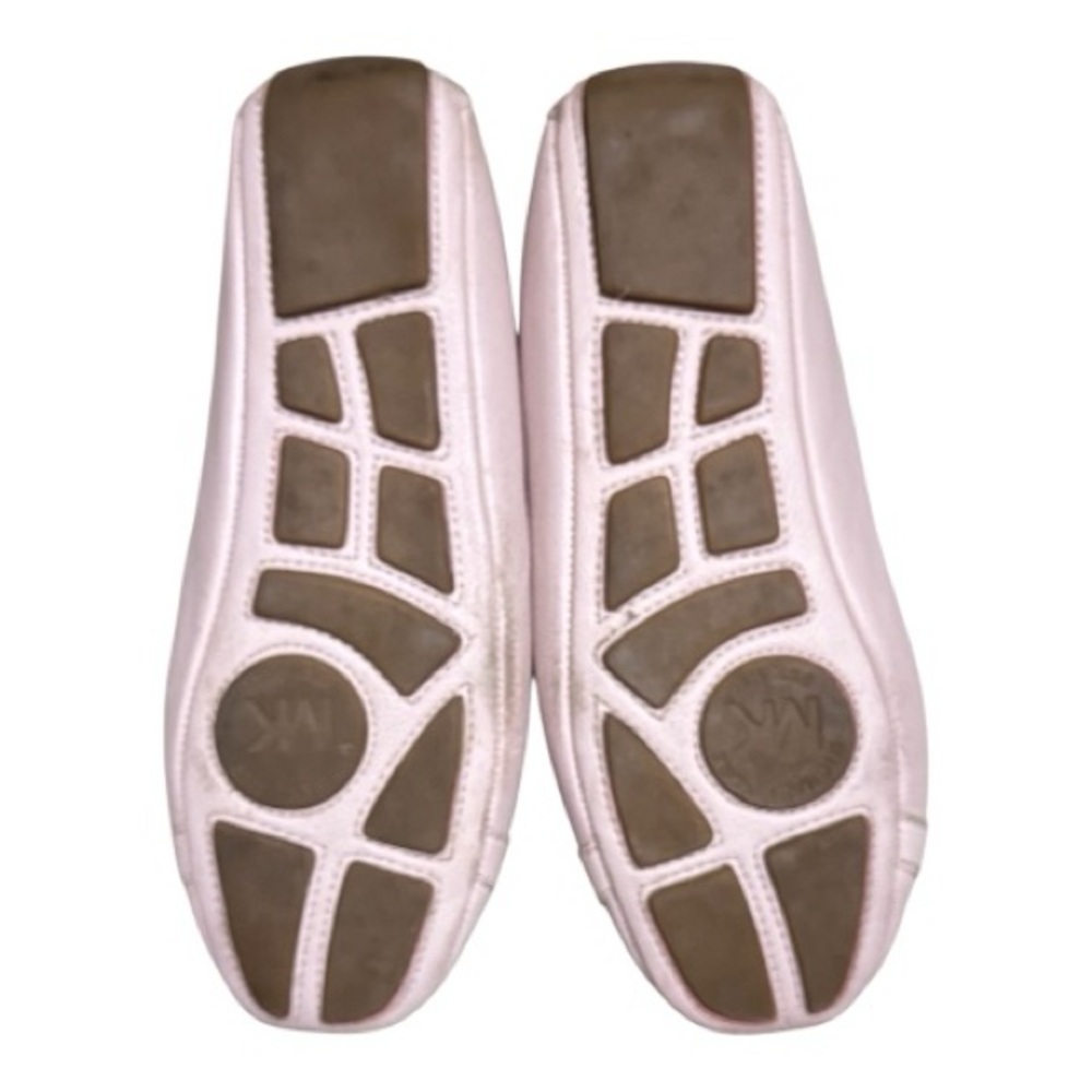MICHAEL KORS Women's Leather Fulton Studded Logo Moccasin, Rose Gold, Sz 6.5 - Picture 7 of 8
